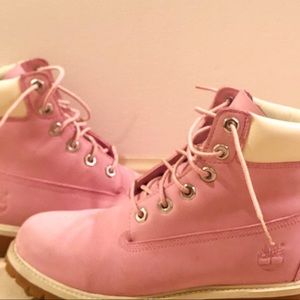 Pink timberlands